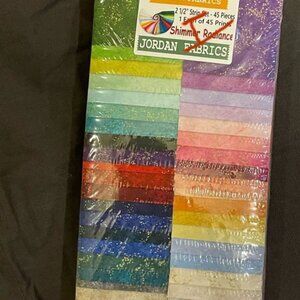 Jordan Fabrics "Shimmer Radiance" 2 1/2" Strip Set
